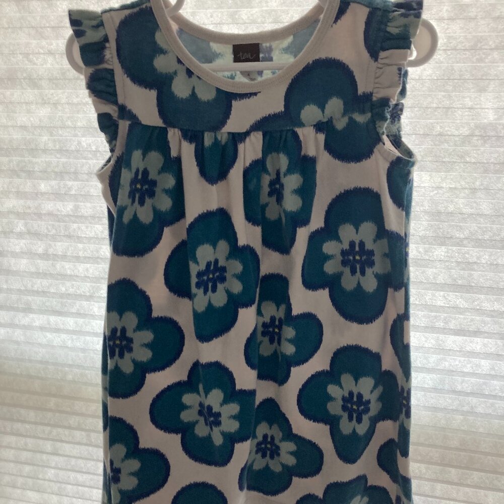 4T Tea Sleeveless, Teal Summer Dress